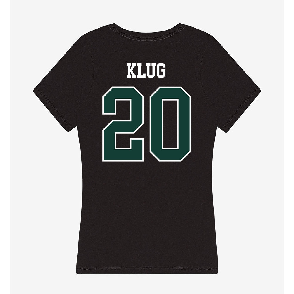 Michigan State - NCAA Baseball : Josh Klug - Women's V-Neck T-Shirt-1