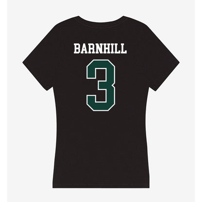 Michigan State - NCAA Men's Ice Hockey : Sean Barnhill - Women's V-Neck T-Shirt-1