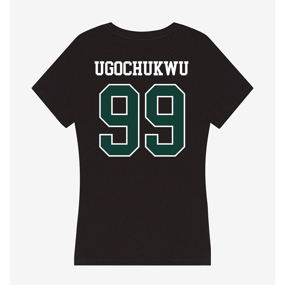 Michigan State - NCAA Men's Basketball : Divine-Collins Ugochukwu - Women's V-Neck T-Shirt-1
