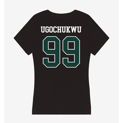 Michigan State - NCAA Men's Basketball : Divine-Collins Ugochukwu - Women's V-Neck T-Shirt-1