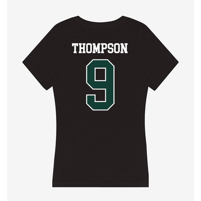 Michigan State - NCAA Football : Keahnist Thompson - Women's V-Neck T-Shirt-1