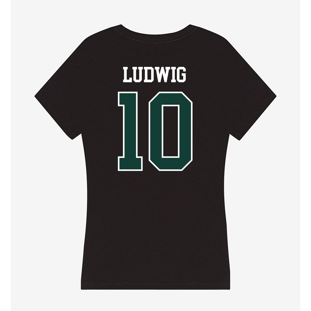 Michigan State - NCAA Men's Soccer : Richie Ludwig - Women's V-Neck T-Shirt-1