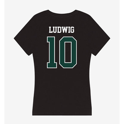 Michigan State - NCAA Men's Soccer : Richie Ludwig - Women's V-Neck T-Shirt-1