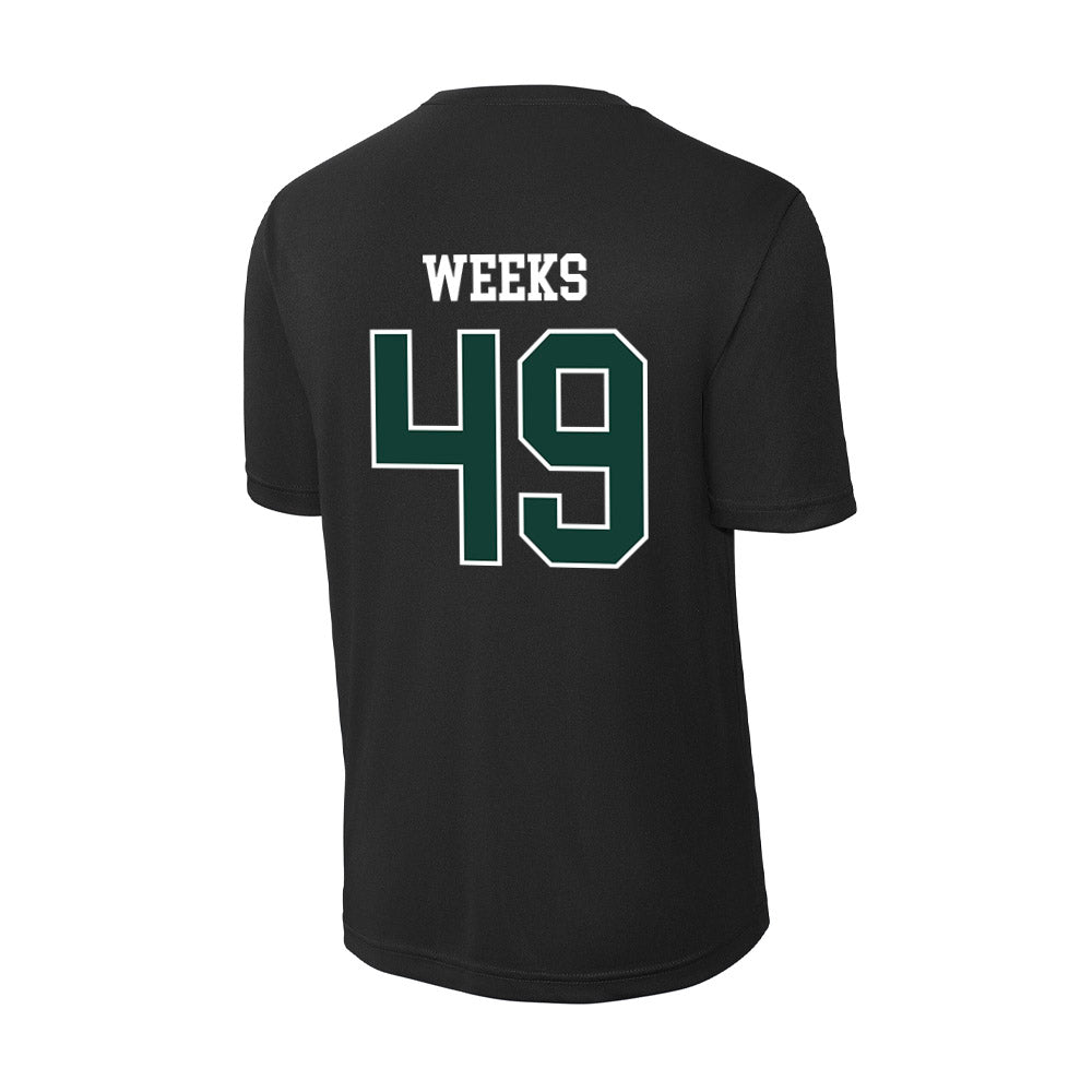 Michigan State - NCAA Football : Alex Weeks - Activewear T-Shirt-1