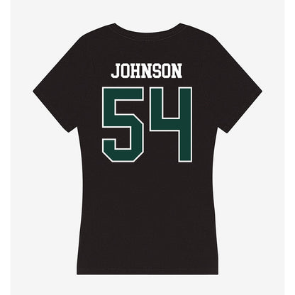 Michigan State - NCAA Football : Antonio Johnson - Women's V-Neck T-Shirt-1