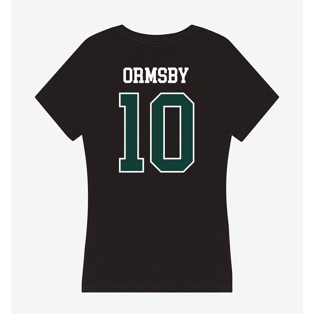 Michigan State - NCAA Women's Volleyball : Leela Ormsby - Women's V-Neck T-Shirt-1