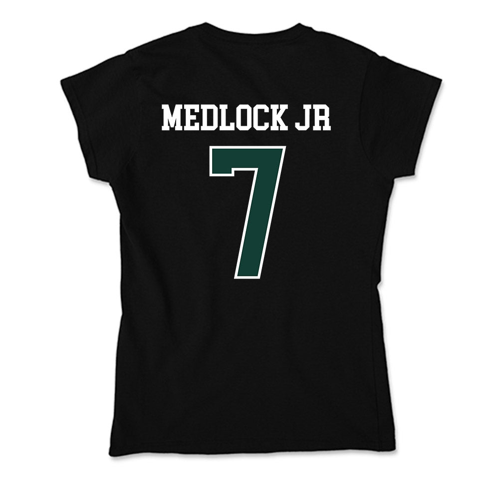 Michigan State - NCAA Men's Basketball : Carlos Medlock jr - Soft Style Women’s T-Shirt-1