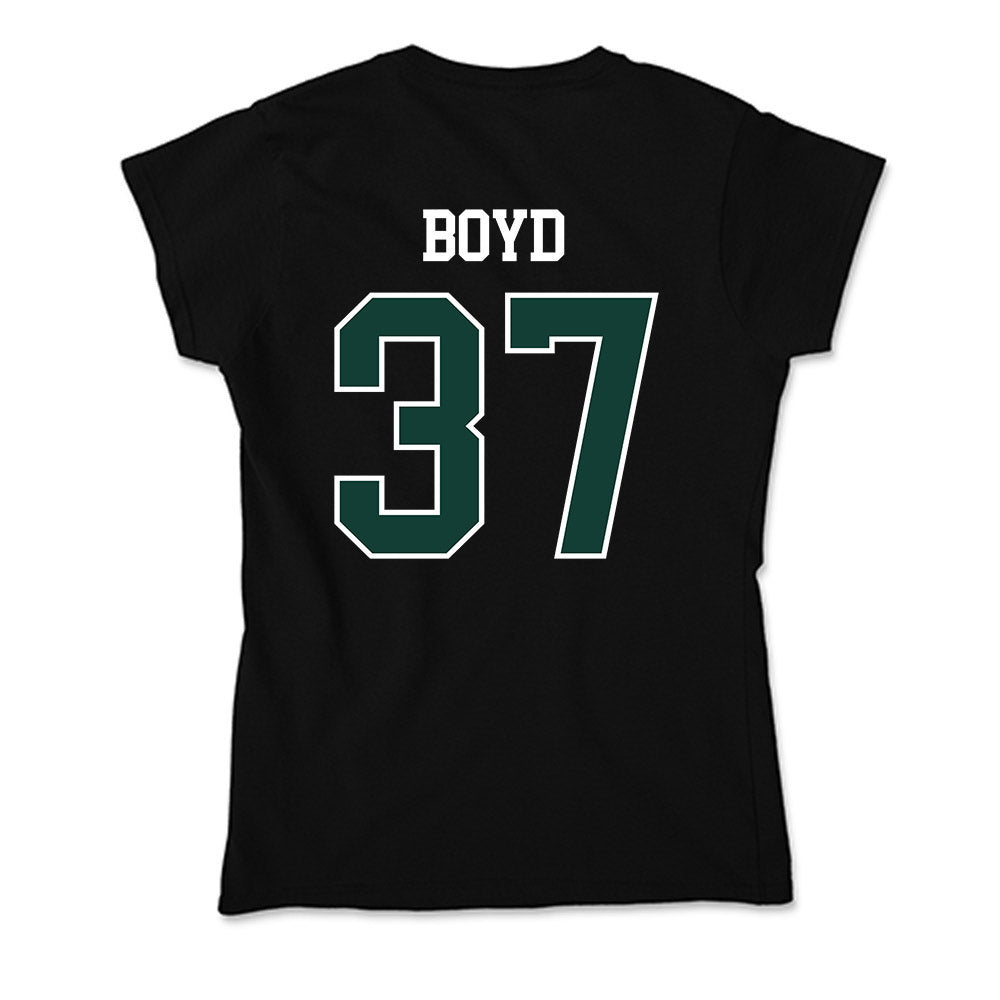 Michigan State - NCAA Football : Liam Boyd - Soft Style Women’s T-Shirt-1