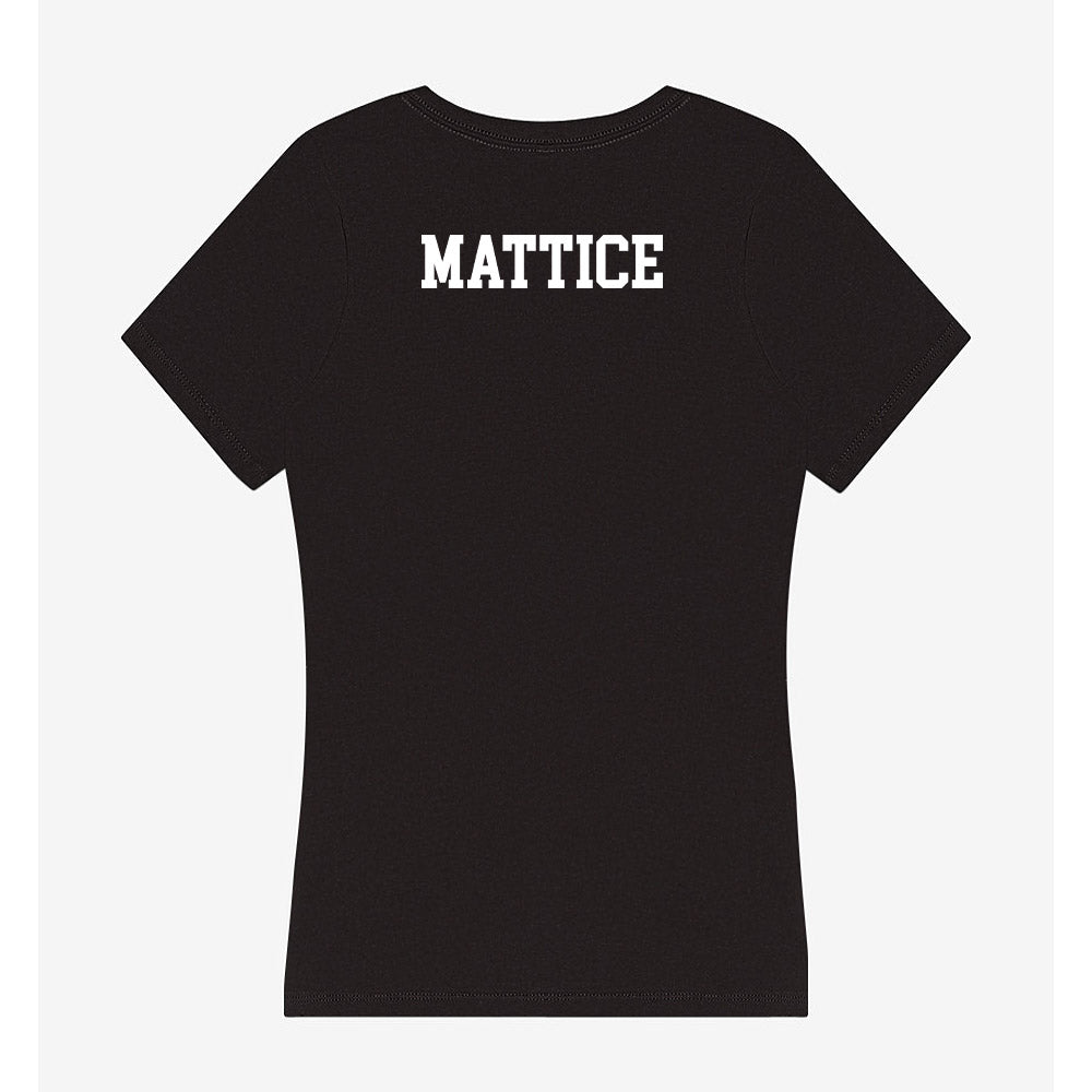 Michigan State - NCAA Cheerleading : Jack Mattice - Women's V-Neck T-Shirt-1