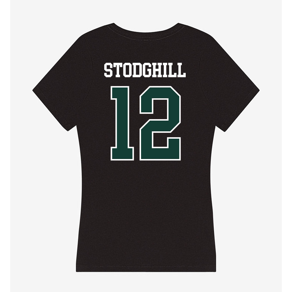 Michigan State - NCAA Football : Cam Stodghill - Women's V-Neck T-Shirt-1