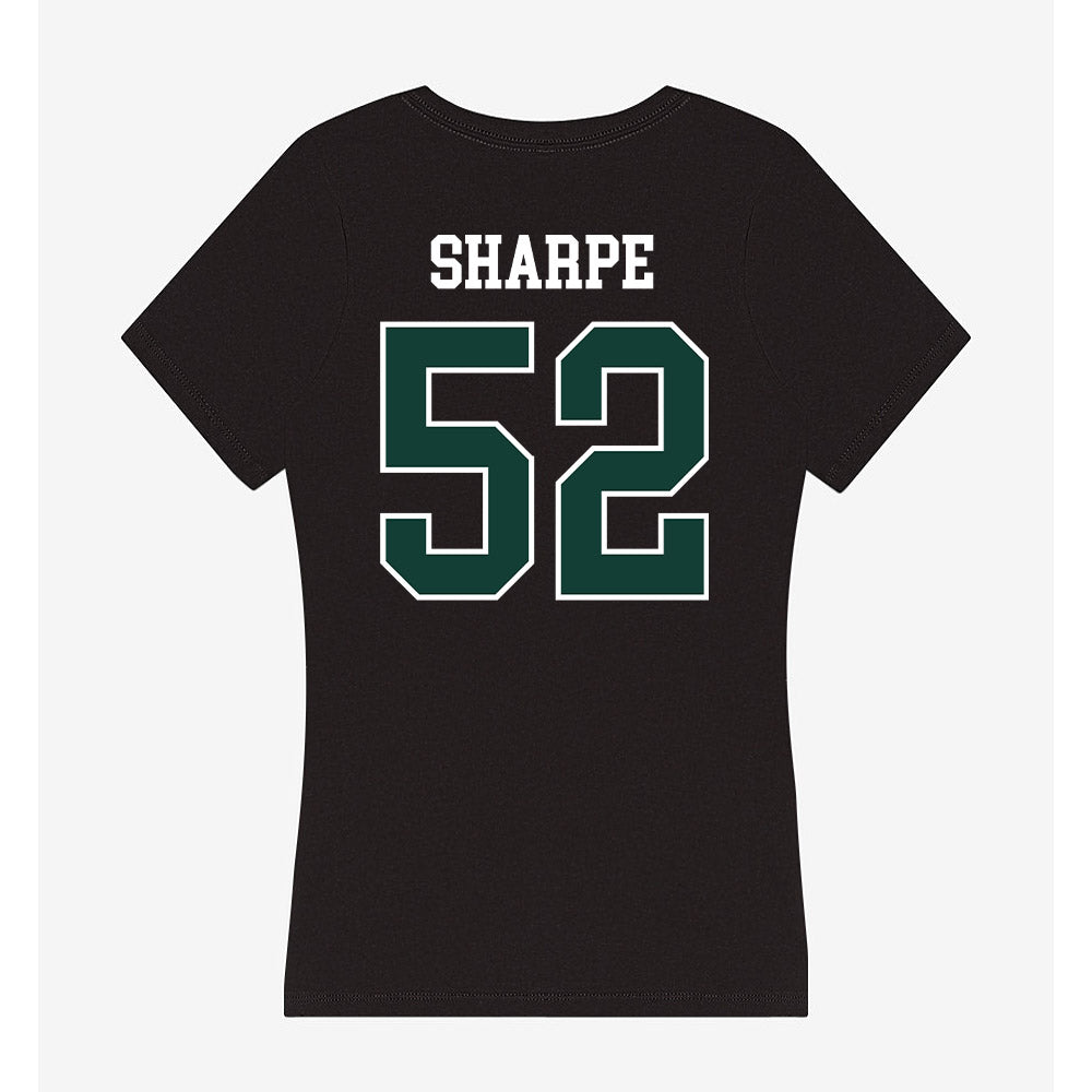Michigan State - NCAA Football : Nickolus Sharpe - Women's V-Neck T-Shirt-1