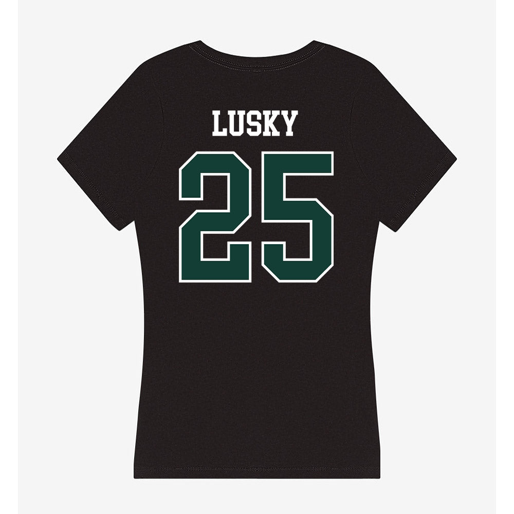 Michigan State - NCAA Men's Soccer : Jackson Lusky - Women's V-Neck T-Shirt-1