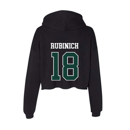 Michigan State - NCAA Women's Soccer : Olivia Rubinich - Women's Crop Fleece Hooded Sweatshirt-1
