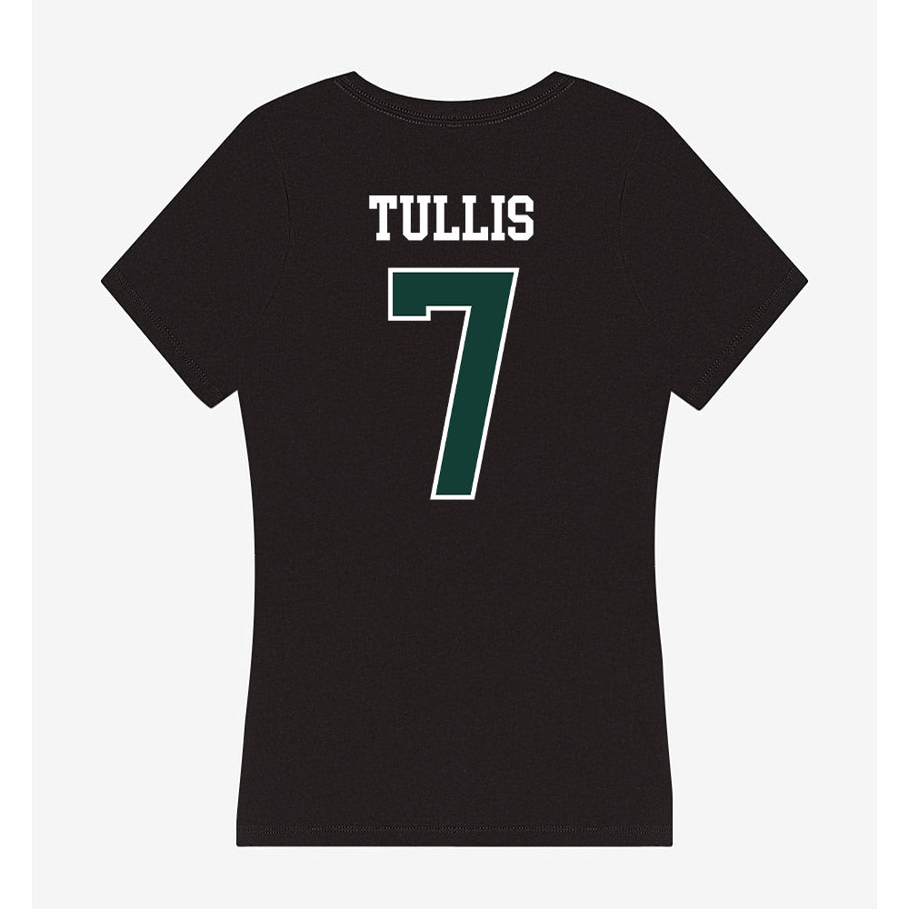 Michigan State - NCAA Football : Brandon Tullis - Women's V-Neck T-Shirt-1