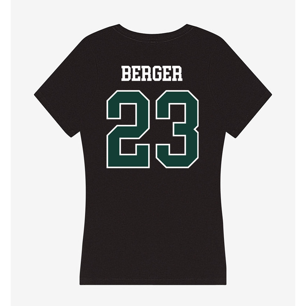 Michigan State - NCAA Women's Volleyball : Cameron Berger - Women's V-Neck T-Shirt-1