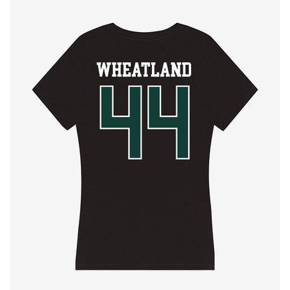 Michigan State - NCAA Football : Caleb Wheatland - Women's V-Neck T-Shirt-1