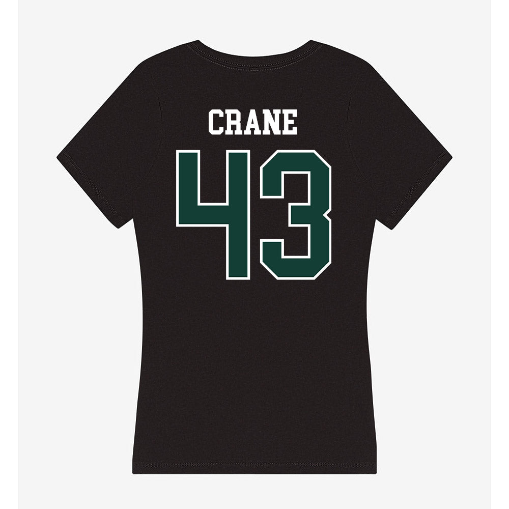 Michigan State - NCAA Baseball : Bobby Crane - Women's V-Neck T-Shirt-1