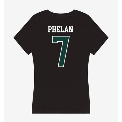 Michigan State - NCAA Men's Soccer : Aidan Phelan - Women's V-Neck T-Shirt-1