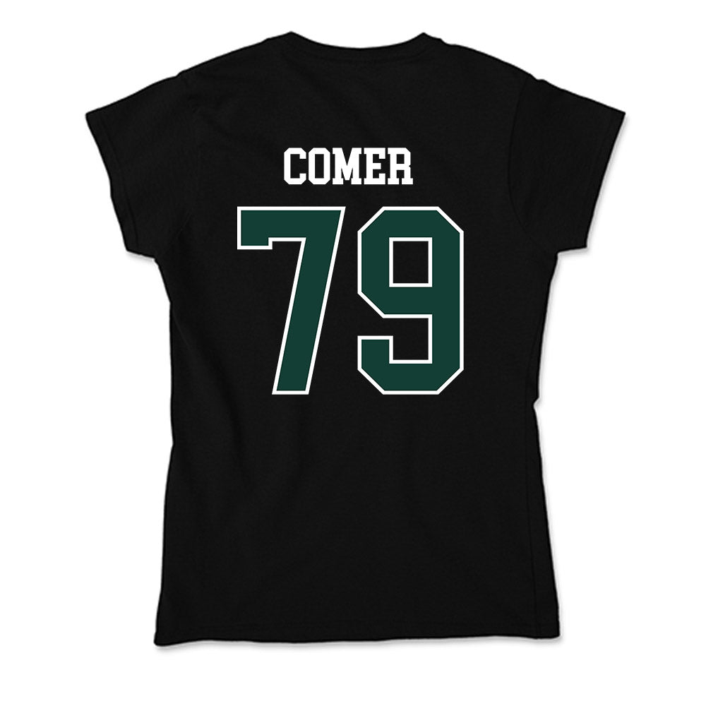 Michigan State - NCAA Football : Tristan Comer - Soft Style Women’s T-Shirt-1