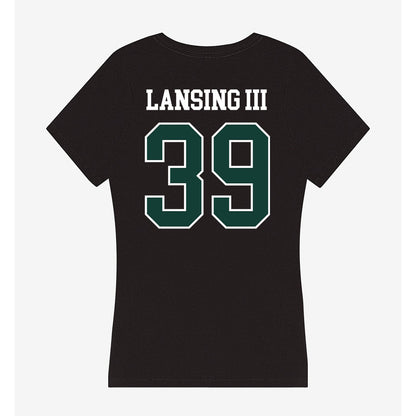 Michigan State - NCAA Football : Jack Lansing III - Women's V-Neck T-Shirt-1