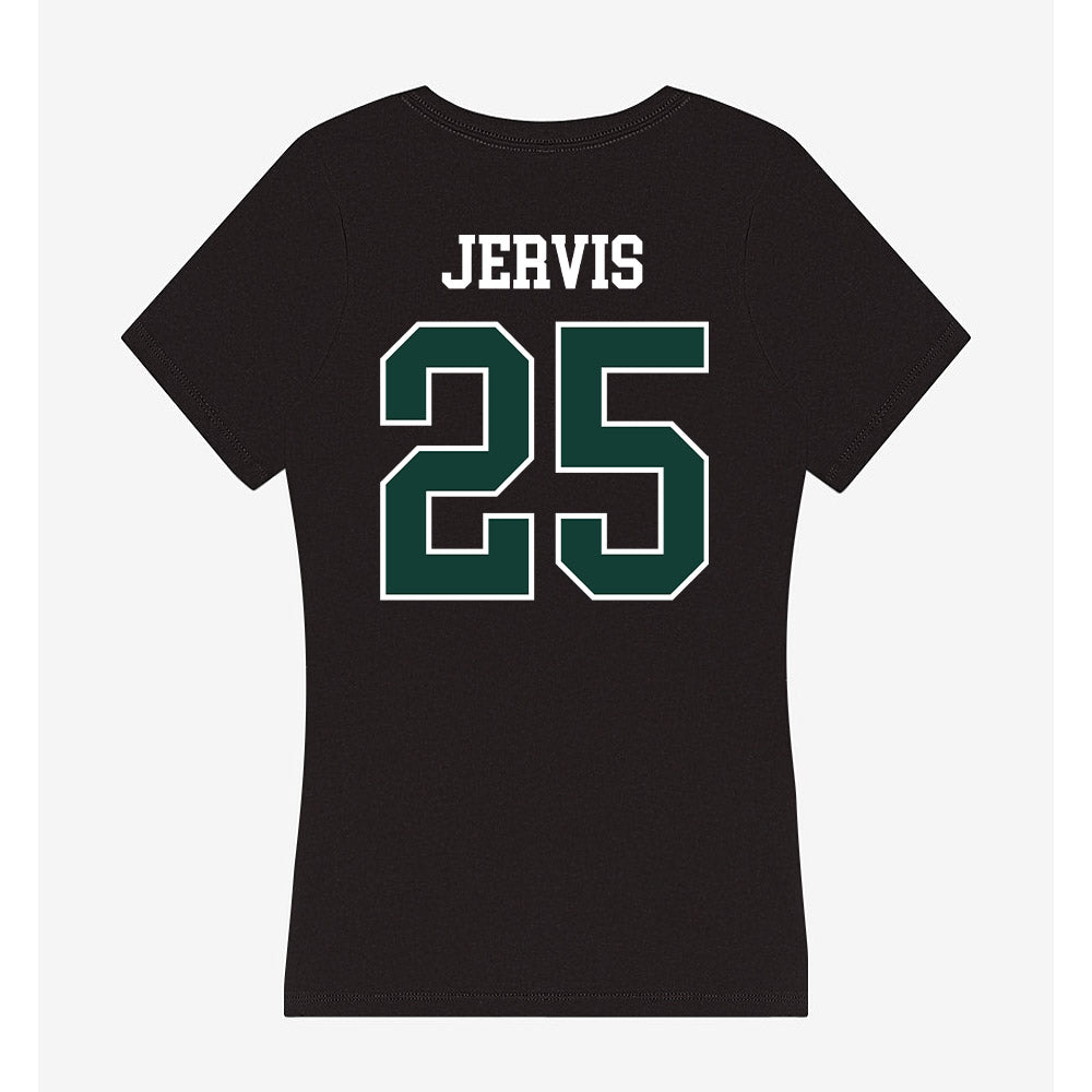 Michigan State - NCAA Men's Basketball : Jasiah Jervis - Women's V-Neck T-Shirt-1