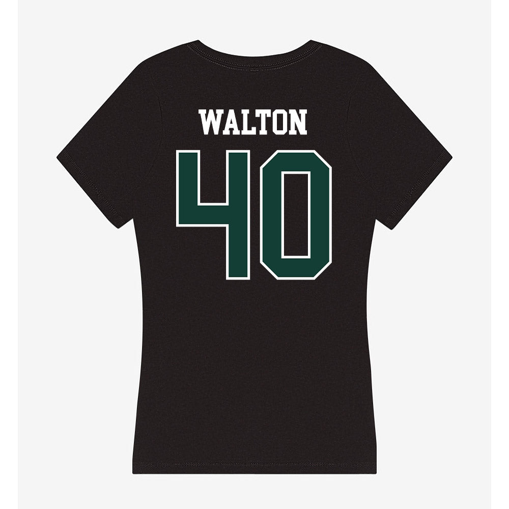 Michigan State - NCAA Men's Basketball : Brennan Walton - Women's V-Neck T-Shirt-1