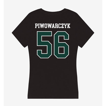 Michigan State - NCAA Football : Chris Piwowarczyk - Women's V-Neck T-Shirt-1