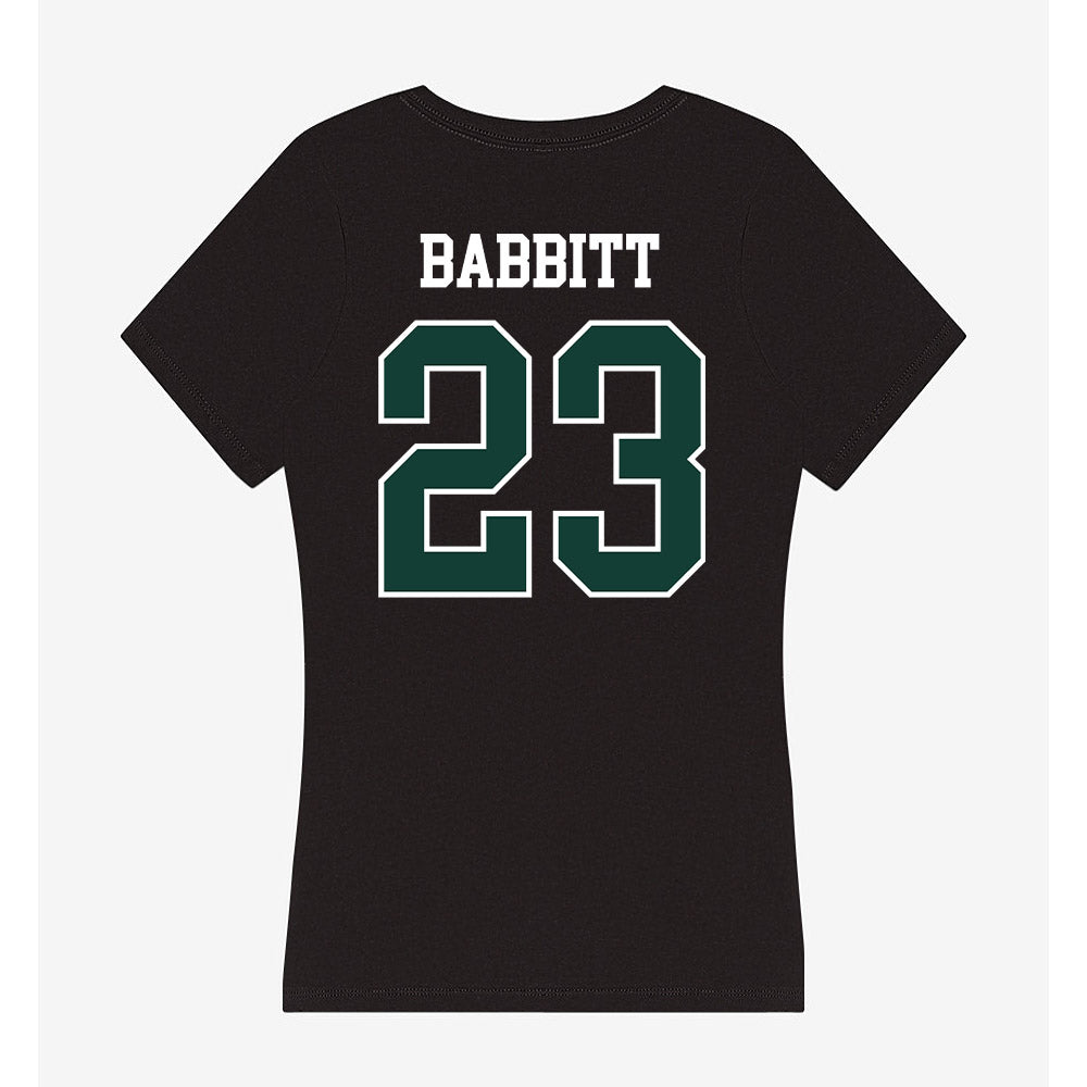 Michigan State - NCAA Football : Peyton Babbitt - Women's V-Neck T-Shirt-1