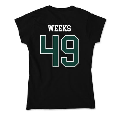 Michigan State - NCAA Football : Alex Weeks - Soft Style Women’s T-Shirt-1