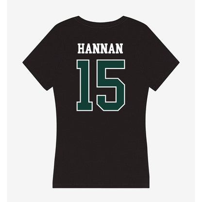 Michigan State - NCAA Football : Leo Hannan - Women's V-Neck T-Shirt-1