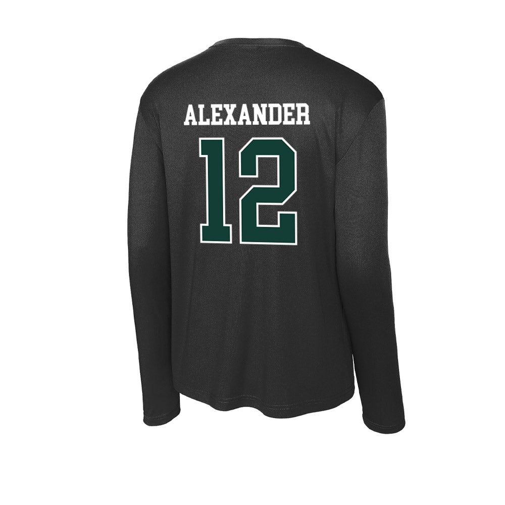 Michigan State - NCAA Women's Basketball : Isa Alexander - Activewear Long Sleeve T-Shirt-1