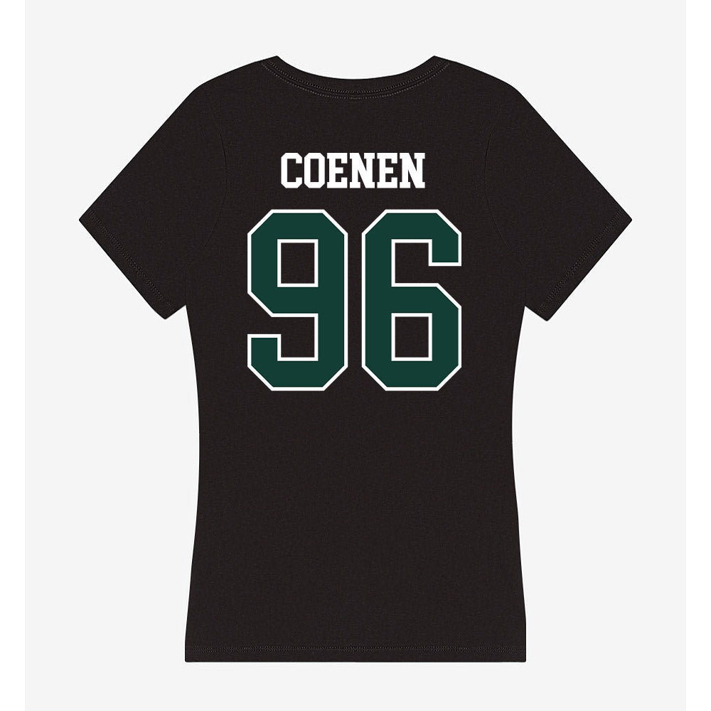 Michigan State - NCAA Football : Eli Coenen - Women's V-Neck T-Shirt-1