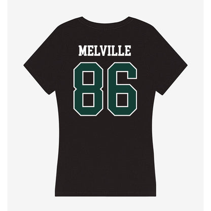 Michigan State - NCAA Football : Ethan Melville - Women's V-Neck T-Shirt-1