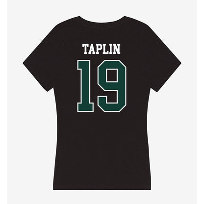 Michigan State - NCAA Football : Charles Taplin - Women's V-Neck T-Shirt-1