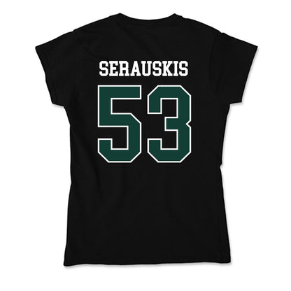 Michigan State - NCAA Football : Trey Serauskis - Soft Style Women’s T-Shirt-1