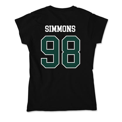 Michigan State - NCAA Football : Derrick Simmons - Soft Style Women’s T-Shirt-1