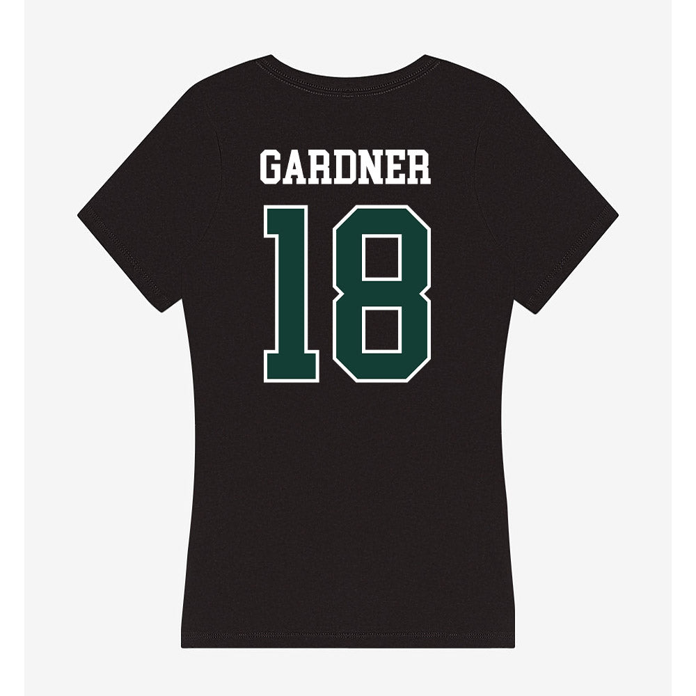 Michigan State - NCAA Football : Jameel Gardner - Women's V-Neck T-Shirt-1