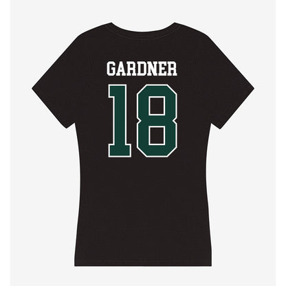 Michigan State - NCAA Football : Jameel Gardner - Women's V-Neck T-Shirt-1