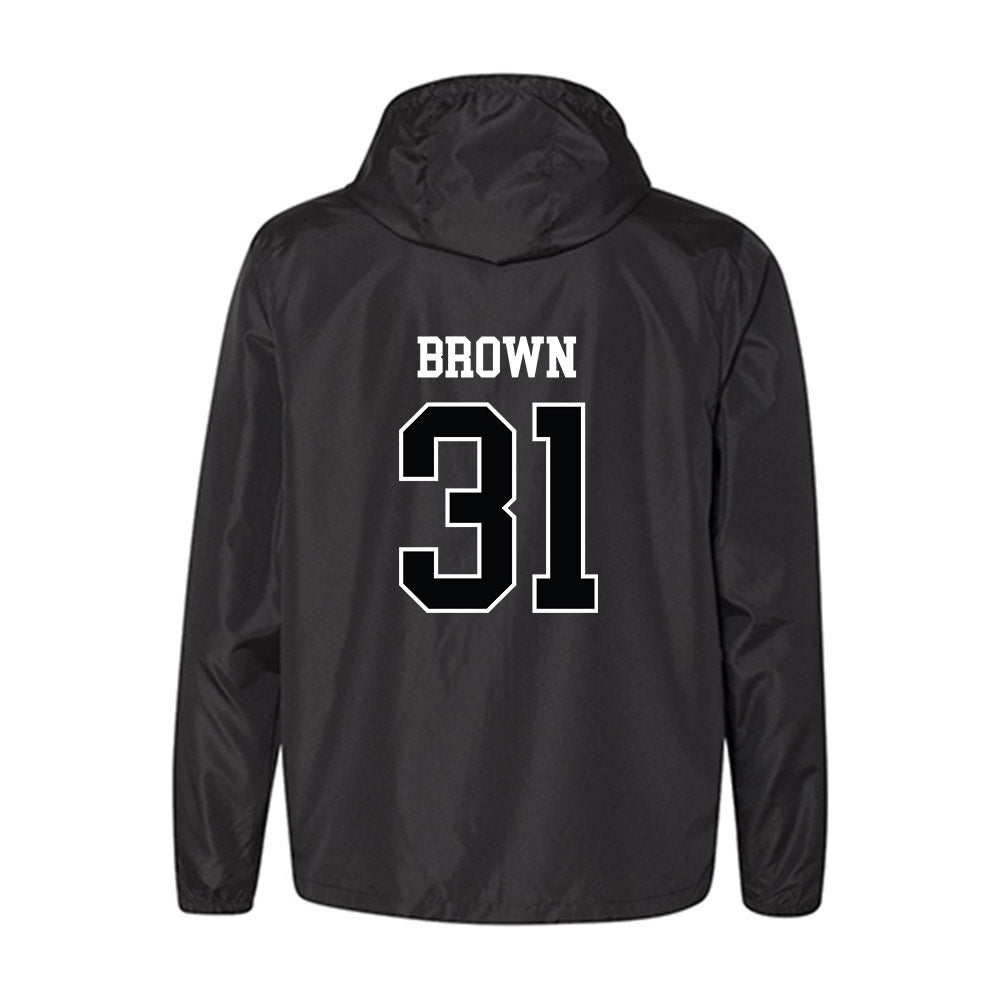 Rutgers - NCAA Men's Soccer : Logan Brown - Windbreaker-1