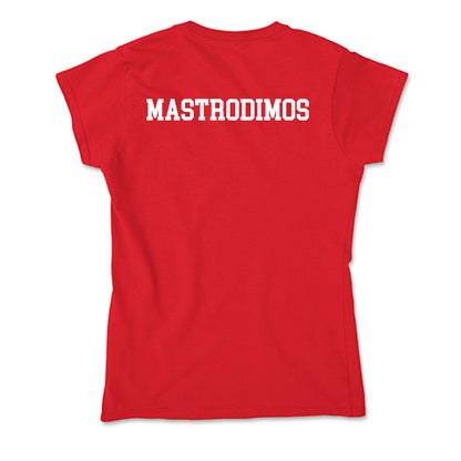 Rutgers - NCAA Men's Soccer : Zachary Mastrodimos - Soft Style Women’s T-Shirt-1