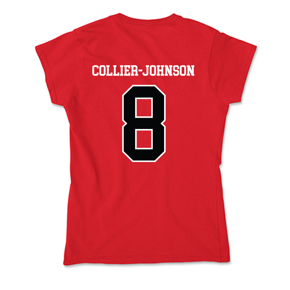 Rutgers - NCAA Football : Wydeek Collier-Johnson - Soft Style Women’s T-Shirt-1