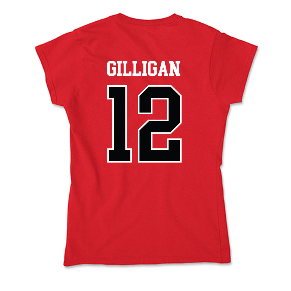 Rutgers - NCAA Baseball : Mickey Gilligan - Soft Style Women’s T-Shirt-1