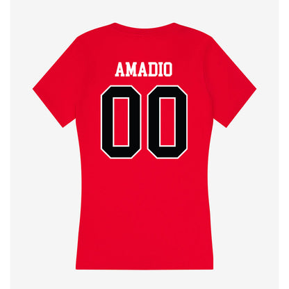 Rutgers - NCAA Softball : Allison Amadio - Women's V-Neck T-Shirt-1