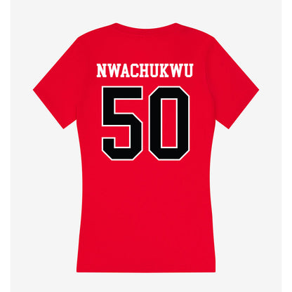 Rutgers - NCAA Football : Joe Nwachukwu - Women's V-Neck T-Shirt-1