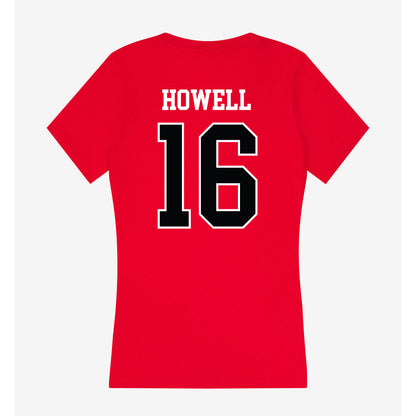 Rutgers - NCAA Women's Volleyball : Imani Howell - Women's V-Neck T-Shirt-1