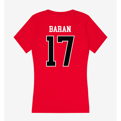 Rutgers - NCAA Women's Soccer : Ashley Baran - Women's V-Neck T-Shirt-1