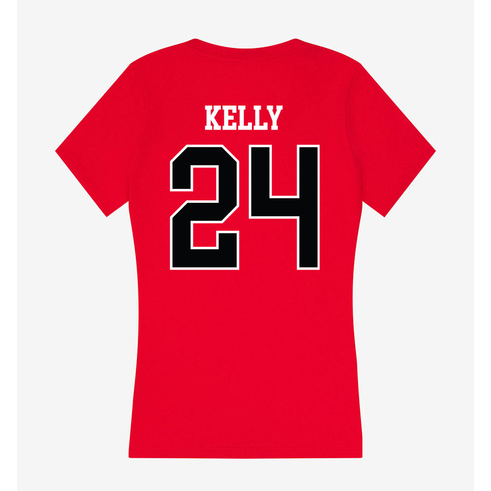 Rutgers - NCAA Men's Lacrosse : Mason Kelly - Women's V-Neck T-Shirt-1
