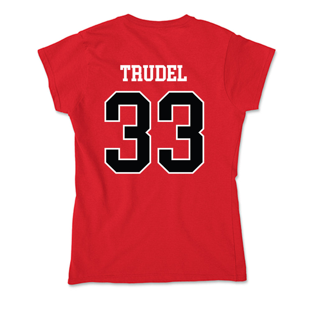 Rutgers - NCAA Softball : Desiree Trudel - Soft Style Women’s T-Shirt-1