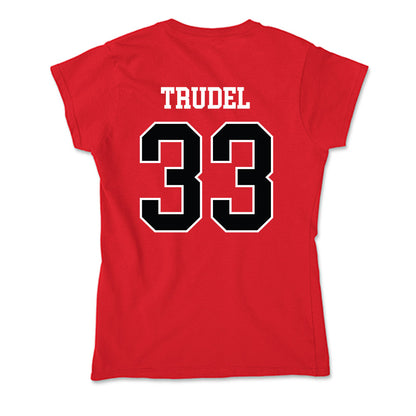 Rutgers - NCAA Softball : Desiree Trudel - Soft Style Women’s T-Shirt-1