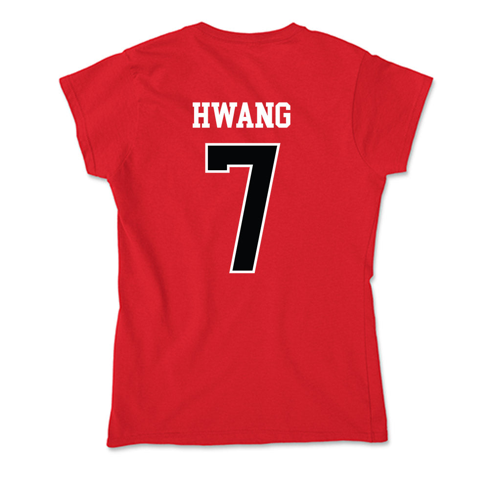 Rutgers - NCAA Softball : Riley Hwang - Soft Style Women’s T-Shirt-1